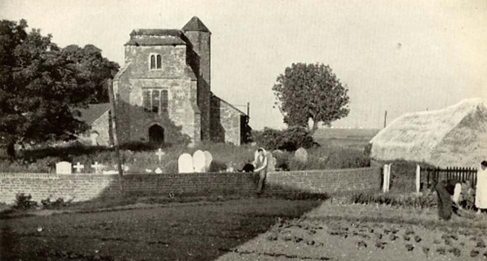 Stoke Church in the 1940s image